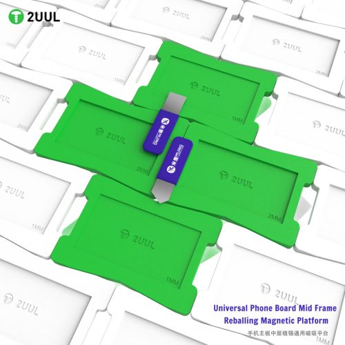 2UUL BH11 Universal Silicone Phone Board Mid Frame Reballing Magnetic Platform