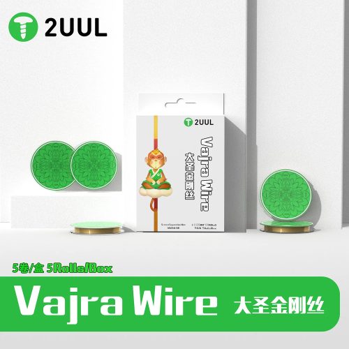 2UUL DA21 Vajra Wire for Screen Separation 0.035MM*100M/Roll 5Rolls/Box