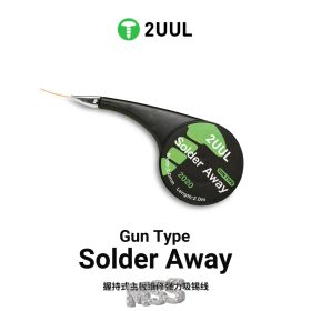   2UUL DW21 Solder Away 2020 2.0mm x 2m 1pcs Solder Wick - Efficient Desoldering Tool for Electronics Repair