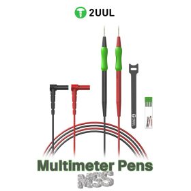   2UUL MT01 Multimeter Probes w. Replaceable Tips & Ultra Soft Leads