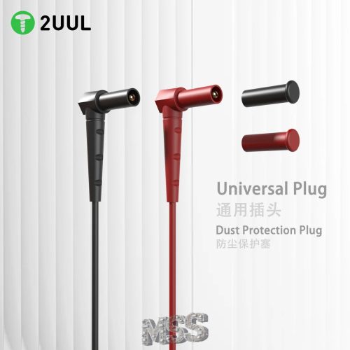 2UUL MT01 Multimeter Probes w. Replaceable Tips & Ultra Soft Leads