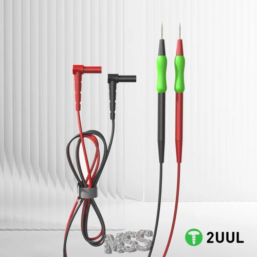 2UUL MT01 Multimeter Probes w. Replaceable Tips & Ultra Soft Leads