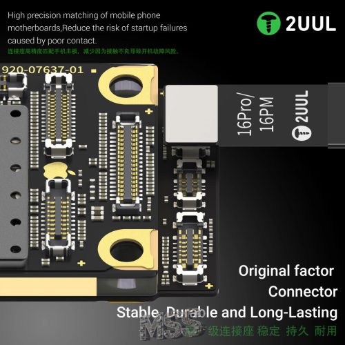2UUL PW02 Ultra Soft FPC Boot Cable for iPhone 7-16 & Android Series 