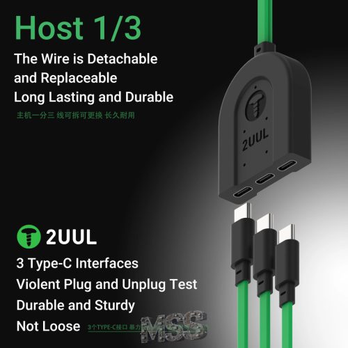 2UUL PW02 Ultra Soft FPC Boot Cable for iPhone 7-16 & Android Series 