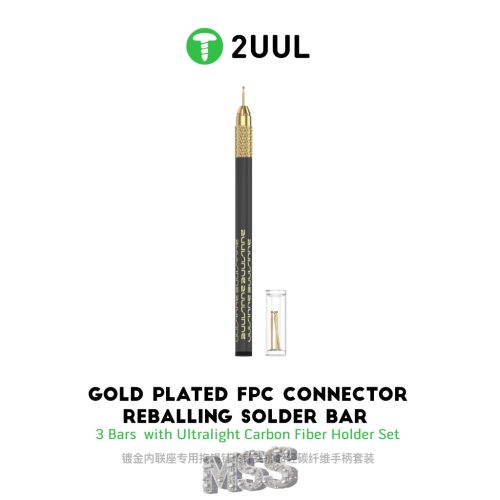 2UUL SC98 FPC Connector Reballing Solder Bar With 3 Gold Plated Ball Heads