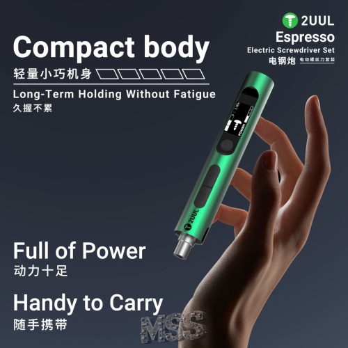 2UUL SD11 Espresso Electric Screwdriver Set Designed for Phone Tablet Repair
