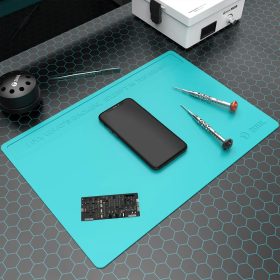   2UUL ST82 Blue Series Heat Resisting Silicone Mat with Anti Dust Coating 400*280mm