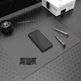   2UUL ST83 Grey Series Heat Resisting Silicone Mat with Anti Dust Coating 400*280mm