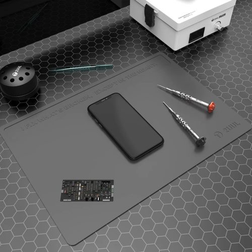 2UUL ST83 Grey Series Heat Resisting Silicone Mat with Anti Dust Coating 400*280mm