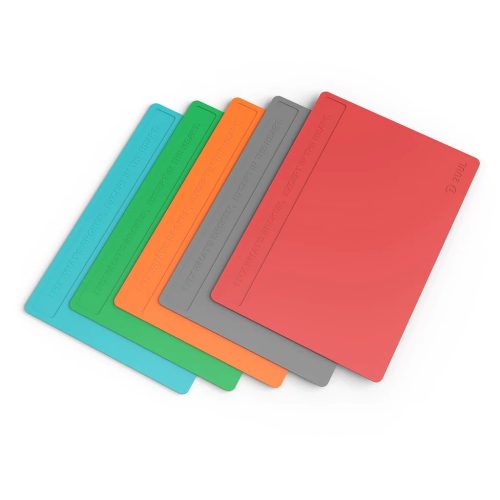 2UUL ST85 Orange Series Heat Resisting Silicone Mat with Anti Dust Coating 400*280mm