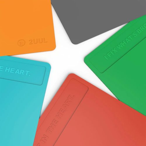 2UUL ST85 Orange Series Heat Resisting Silicone Mat with Anti Dust Coating 400*280mm