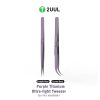 2UUL Ti21 Straight Head Purple ESD Titanium Alloy Ultra Light Precision Tweezer