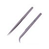 2UUL Ti21 Straight Head Purple ESD Titanium Alloy Ultra Light Precision Tweezer