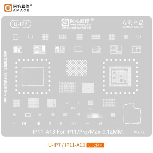 Amaoe iP 11 Series Stencil