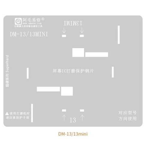 Amaoe LCD Screen IC Cable Repair Shield Stencil ReBall For iPhone 11 12 13 Series