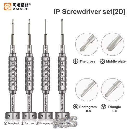 Amaoe 2D 5in1 Precision Screwdriver Set Electronics Phone Drones Repair Tools