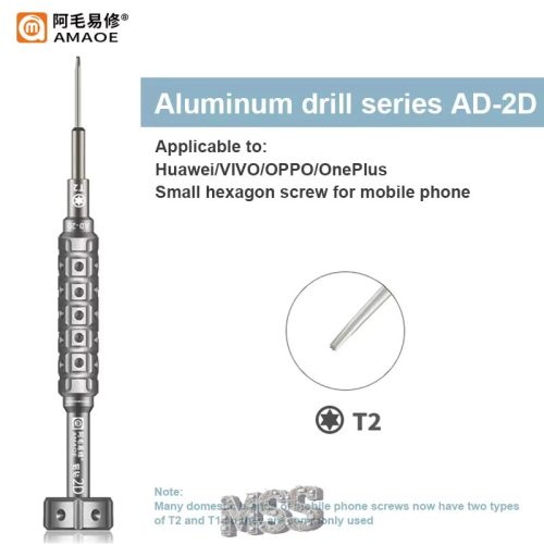 Amaoe 2D 5in1 Precision Screwdriver Set Electronics Phone Drones Repair Tools