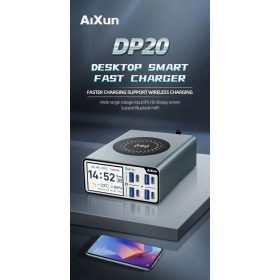   AiXun DP20 Desktop Smart Fast Charger for iPhone Android PD QC Fast Charging