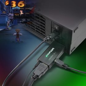   BitFunx PS2 to HDMI-compatible Adapter 3.5mm Audio Video Converter for PS2/PS3