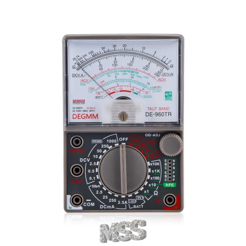 DePee DE-960TR Analog Multimeter DIY Learning Electronics Automotive AC/DC