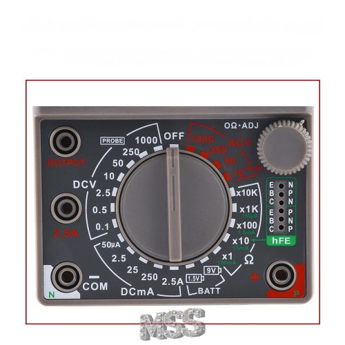 DePee DE-960TR Analog Multimeter DIY Learning Electronics Automotive AC/DC