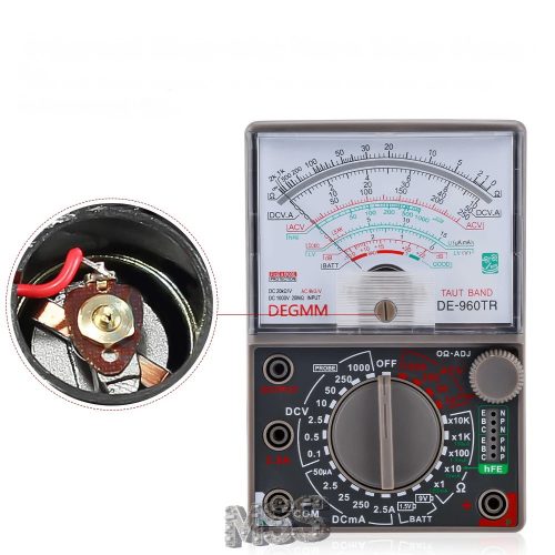 DePee DE-960TR Analog Multimeter DIY Learning Electronics Automotive AC/DC