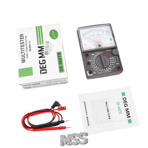 DePee DE-960TR Analog Multimeter DIY Learning Electronics Automotive AC/DC