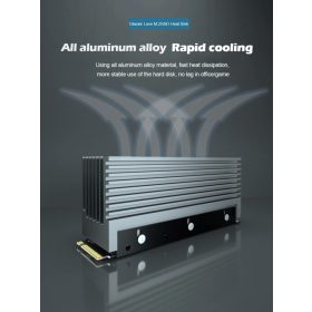 Jeyi Tower M.2 SSD Heatsink in Grey