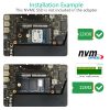 M.2 NVMe SSD adapter for Apple MacBook Air/Pro, iMac, Retina iMac 4K/5K, Mac Pro Mini