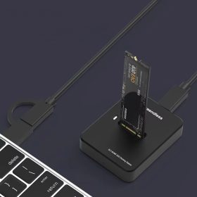   M.2 NVME SSD Case Tool Free Hard Drive Reader Tool for M.2 SSD Docking Station 2230/2242/2260/2280/22110