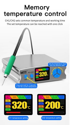 MaAnt HT-C210 72W Intelligent Soldering Station w. Led Display
