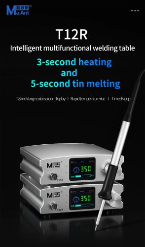 MaAnt T12R 75W Intelligent Soldering Station with LED Display & 3sec. Rapid Heating