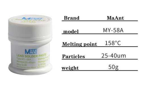 MaAnt MY-58A 158°C 50g Soldering Paste