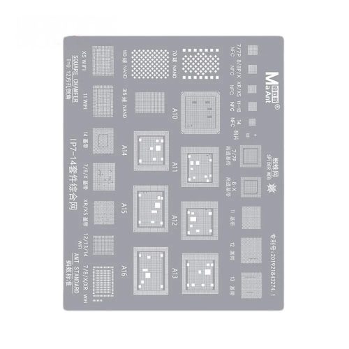 MaAnt WiFi BB CPU NFC iP7-14 Series Stencil