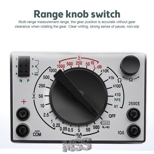 MF-47 Analog Multimeter DIY Learning Electronics Automotive Phones SMD AC/DC