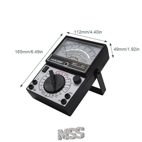 MF-47 Analog Multimeter DIY Learning Electronics Automotive Phones SMD AC/DC