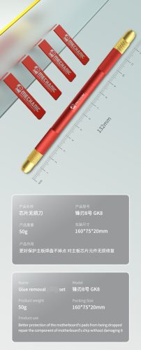 Mechanic GK8 BGA CPU IC Underfill Glue Edge Removal Set