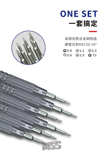 Mechanic iMini 6in1 Precision Screwdriver Set Modern Mobile Devices Drones Phones Tablets 