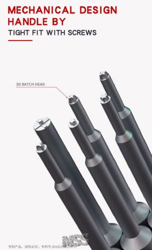 MECHANIC Mortar Mini iShell 3D Max 6in1 Precision Screwdriver Set for Modern Mobile Devices Drones Phones Tablets