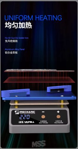 Mechanic IX5 ULTRA Soldering PreHeater Platform for Motherboard PCB Phones