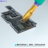 MiJing SS2 ESD High Quality PCB Cleaning Steel Sideburns Brush Set For ReWork