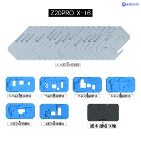   MiJing Z20 Pro 28 in 1 Middle Layer Reballing Stencil Platform for iPhones X-16