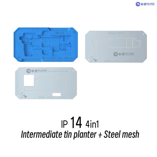 MiJing Z20 Pro 28 in 1 Middle Layer Reballing Stencil Platform for iPhones X-16