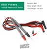 Multimeter Probes Electrical Test Leads Meter Clip CAT III 1000V 20A UK