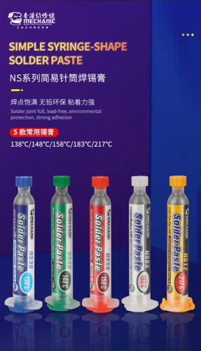 Mechanic NS83 40g 183°C Soldering Paste in Syringe 