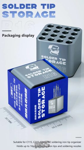 Mechanic R16 Soldering Iron Tips Alloy Storage Box Suitable C210 C245 C115