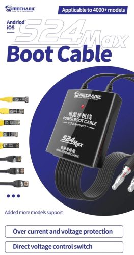 Mechanic S24 Max iP6-14 Series & Android DC Boot Cable