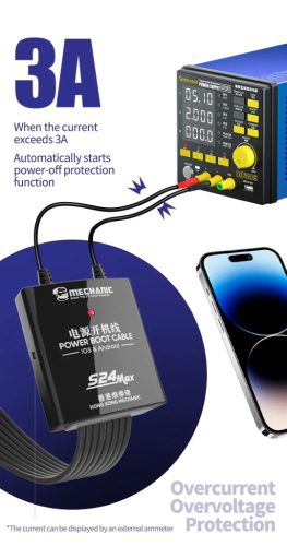 Mechanic S24 Max iP6-14 Series & Android DC Boot Cable
