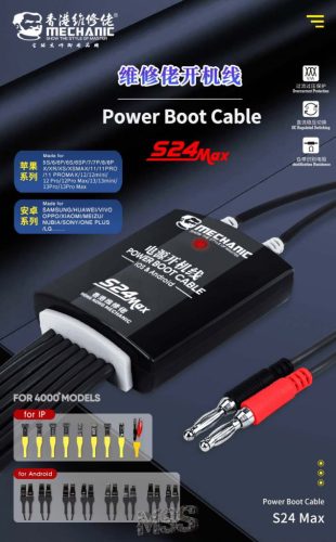 Mechanic S24 Max iP6-14 Series & Android DC Boot Cable