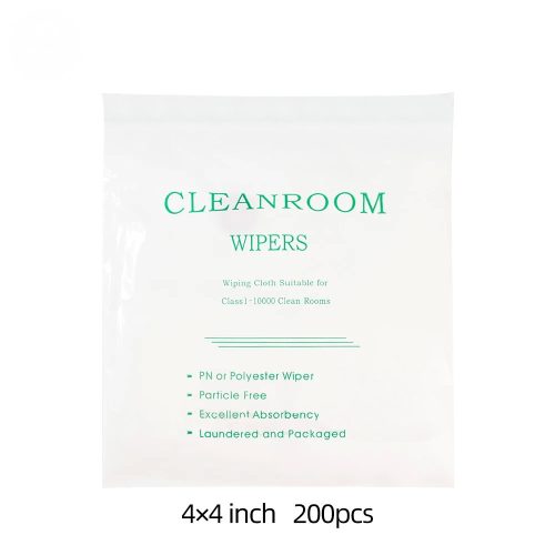 Cleanroom Wipers 4x4 Inch 200PCS